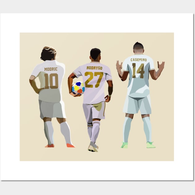 Real Madrid Trio Wall Art by Webbed Toe Design's